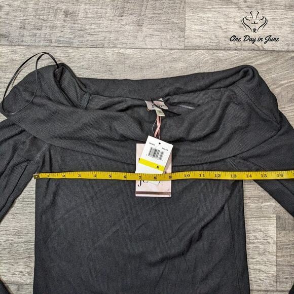 Belle Du Jour Cowl Neck Long Sleeve Top Size M - Picture 3 of 5